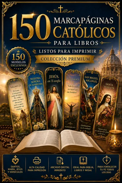 200 marcapáginas católicos para imprimir